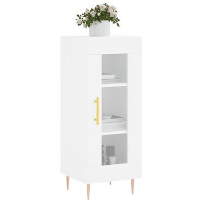 Sideboard In White 34.5 X 34 X 90 Cm Particleboard