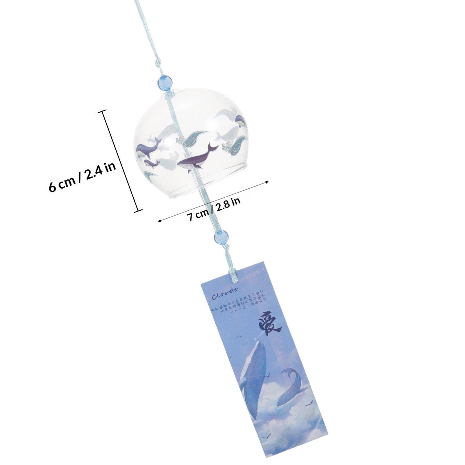 

Bells Wind Chimes Pendant Cute Japanes Glass Ornaments Hanging Decoration Japnese Windchimes Japanese Outdoor синий