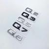 ABS Numbers Letters Q2 Q3 Q4 Q5 Q6 Q7 Q8 Emblem for Audi Q series Car Fender Trunk Rear Logo Sticker Black Silver Accessories