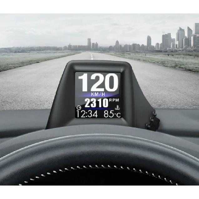A401 OBD HUD Head up Display Digital Car Speedometer with HD LCD Screen Turbo Brake Test Feature Plug Play for Vehicle