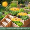 1/2/3Pcs Flower Shape Plants Umbrella Stake Weather-proof UV Protection Outdoor Garden Beds Potted Plants Patio Flowers Sun Shade Cover