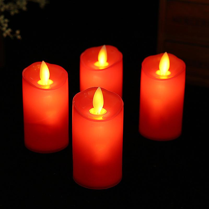 LED Swinging Heart Candle Light - Perfect for Christmas, Birthdays, Weddings, and New Year Celebrations.