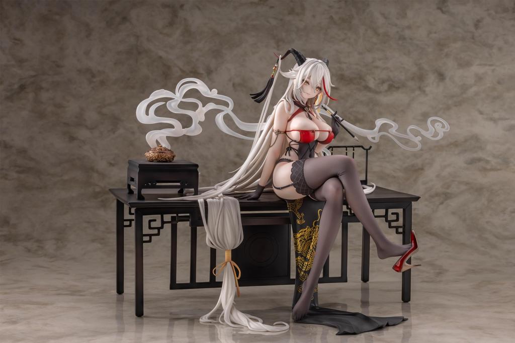 Anigame Azur Lane Aegir Golden Dragon Rising On Auspicious Clouds Approximately 220mm Tall To the Top of the PVC and ABS Scale Finished Figure Ver.