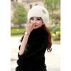 Faux Mink Hat Winter Women's Eco-friendly Mink Hat Winter Middle-aged and Elderly Warm Ear Protection Fur Beret