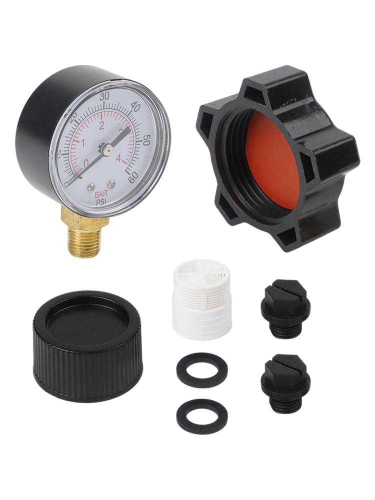 Drain Cap Set Pool Pump Kit Leak-proof Gasket User-friendly Design 5 Piece Set Pool Maintenance For Pool Maintenance