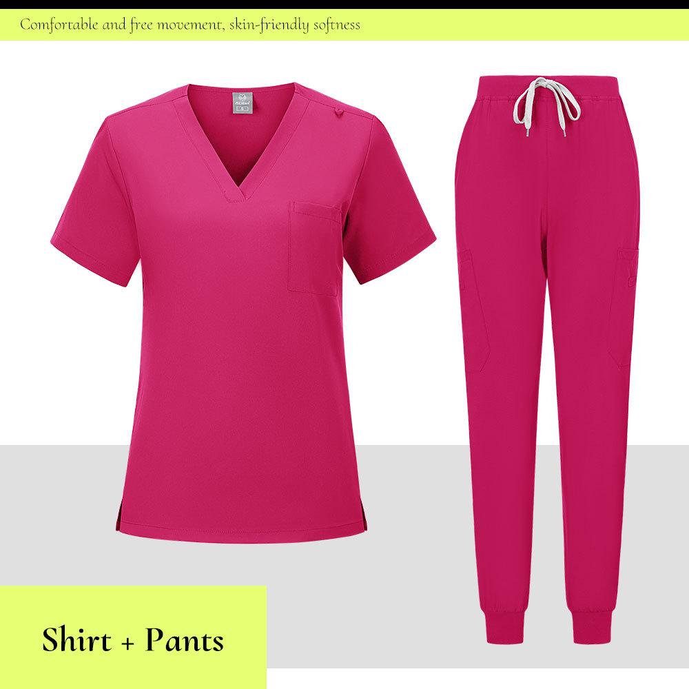 Unisex Medical Scrub Suit for Hospital Operating Room - Breathable, Sweat-Absorbent