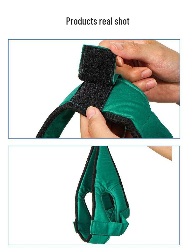 Cervical Traction Belt - Comfortable Neck Stretch Fixation Strap for Home Use