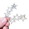 Alloy Star Five-Pointed Hairpin Clip - Women's Hair Accessory