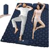 Outdoor Camping Double Inflatable Mattress Extra Wide Sleeping Pad Ultralight Folding Bed Sleeping Mat Car Travel Mat