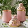 Cute Crown Frog Silicone Mold With Lid DIY Flower Pot Candle Can Resin Mold For Storage Jars Jewelry Boxes Pen Holders Key Case