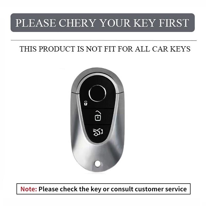 WAM3 Car Key Case Cover Protector Shell Bag for Mercedes Benz 2022 C S Class W206 W223 S350 C260 C300 S400 S450 S500 Accessories
