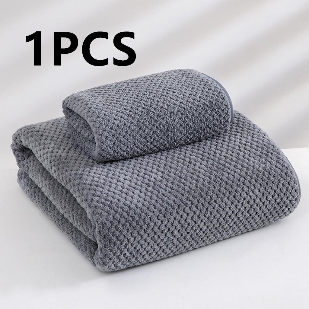 Pineapple Velvet Towel, Thickened Large Bath Towel, Quick Drying Household Face Towel, Sports Beach Beauty Salon Towel