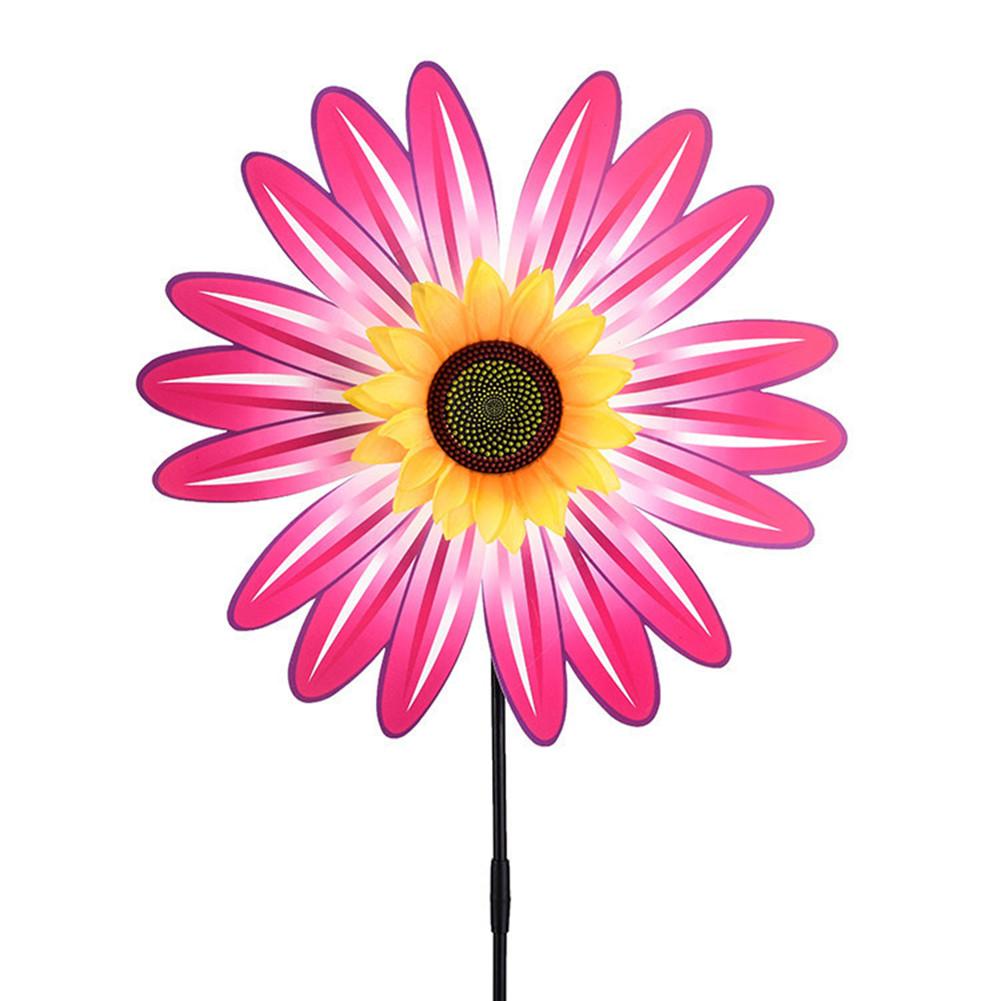 Sunflower Windmill Wind  for Lawn Garden Party Decoration