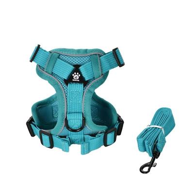 Fashion Reflective Cat Harness Leash Set Adjustable Breathable Mesh Dog Harness Pet Vest Harness Pet Accessories