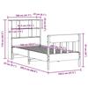 VidaXL Bed Frames Without Mattress Wax Brown 100x200cm Solid Pine Wood, Bed, Bedroom Furniture, Wooden Bed, Bed 3323229