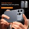 Handyhülle aus Aluminiumlegierung für iPhone 17 16 Pro Max 15 14 13 Metall Atmungsaktive Rückseite
