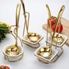 Slotted Spoon Portable Whisk Vertical Multifunctional Spoon Rest Holder for Hotpot Restaurant Counter Household Kitchen Utensil