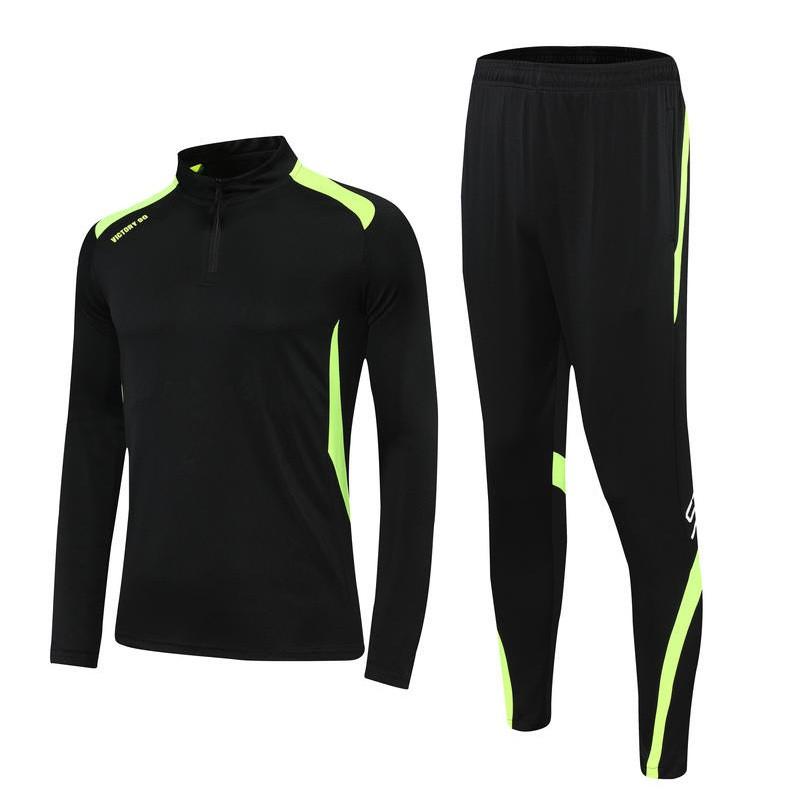 Unisex Youth Half-Zip Soccer Training Jersey Set Winter Sports Activities Running Cycling Basketball Volleyball
