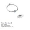 Pandora Women's Shining Star & Heart Snake Chain Bracelet ZT10935