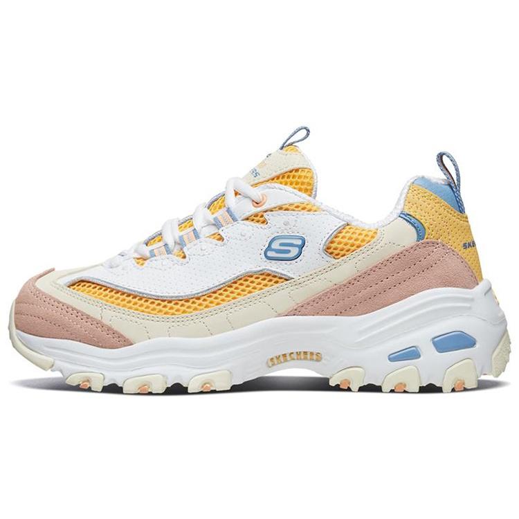 (WMNS) Skechers D Lites 1.0 low running Shoes GS White/Yellow Women s 13146-WYL EU 35.5
