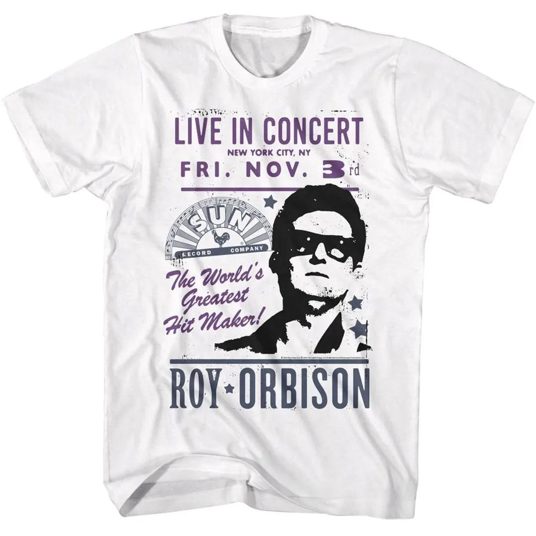 Live In Concert Roy Orbison T Shirt Unisex All Size S-5XL BS999 M