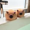 1Pcs Wash Blistering Capybara Bath Sponge Ball Body Exfoliate Household Baby Shower Brushes Bubble Sponges Cartoon Animal Shape