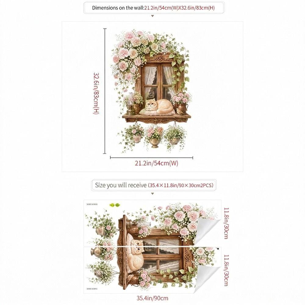 Waterproof Wall Sticker Multicolor Background Wall Decals Creative Wallpaper Sofa Background