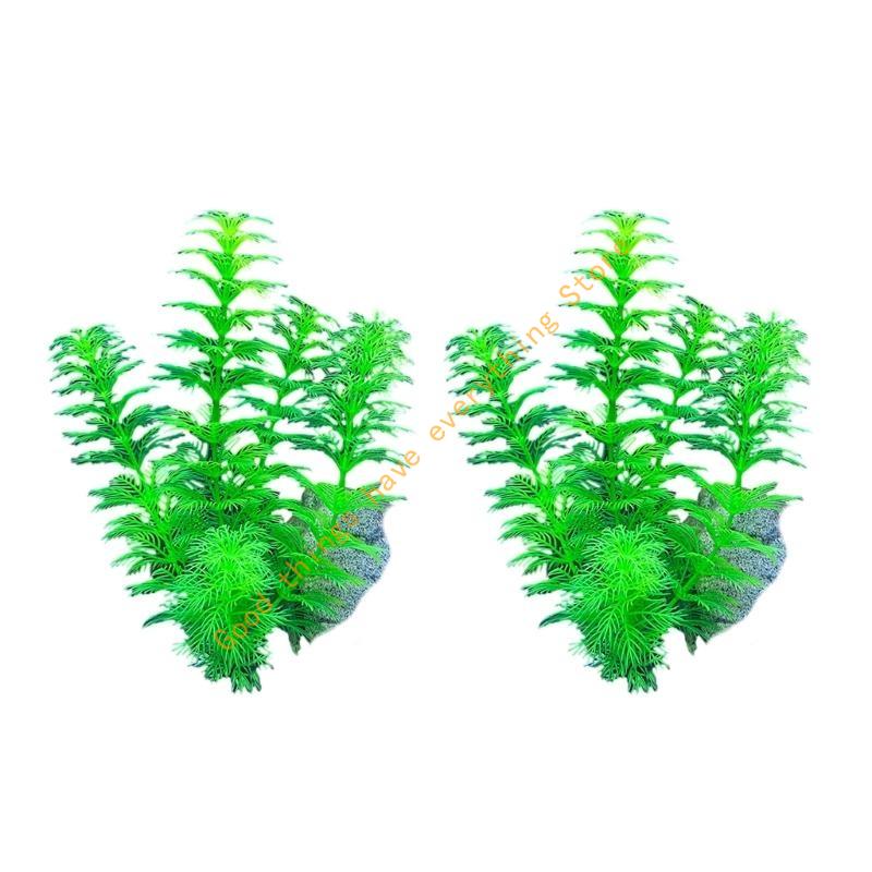 Aquarium Miniature Decorations Grass Craft Terrarium Habitat Ornaments Art 55KF