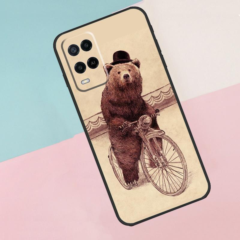 

Cartoon Grizzly Bear For Oppo A17 A77 A60 A74 A94 A54 A18 A38 A58 A78 A98 A40 A80 A16 A76 A96 A15 A57S Phone Case OPPO A94 4G