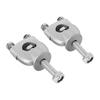 Steering Wheel Post 22.2, Qiilu Motorcycle Steering Wheel Bar Clamps, 1 Pair 7/8' 22mm