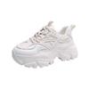 2024 New Women New Fashion Platform Sport Shoes Women Summer Black Casual Chunky Sneakers Women Mesh Leather Platform Shoes