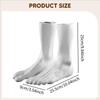 2 Pieces Mannequin Feet Model Male Foot Display Sock Creative PVC