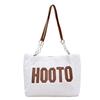 Winter Plush Underarm Women's Bag Large Capacity Alphabet Handbag College Student Make-up Commuter Shoulder Bag