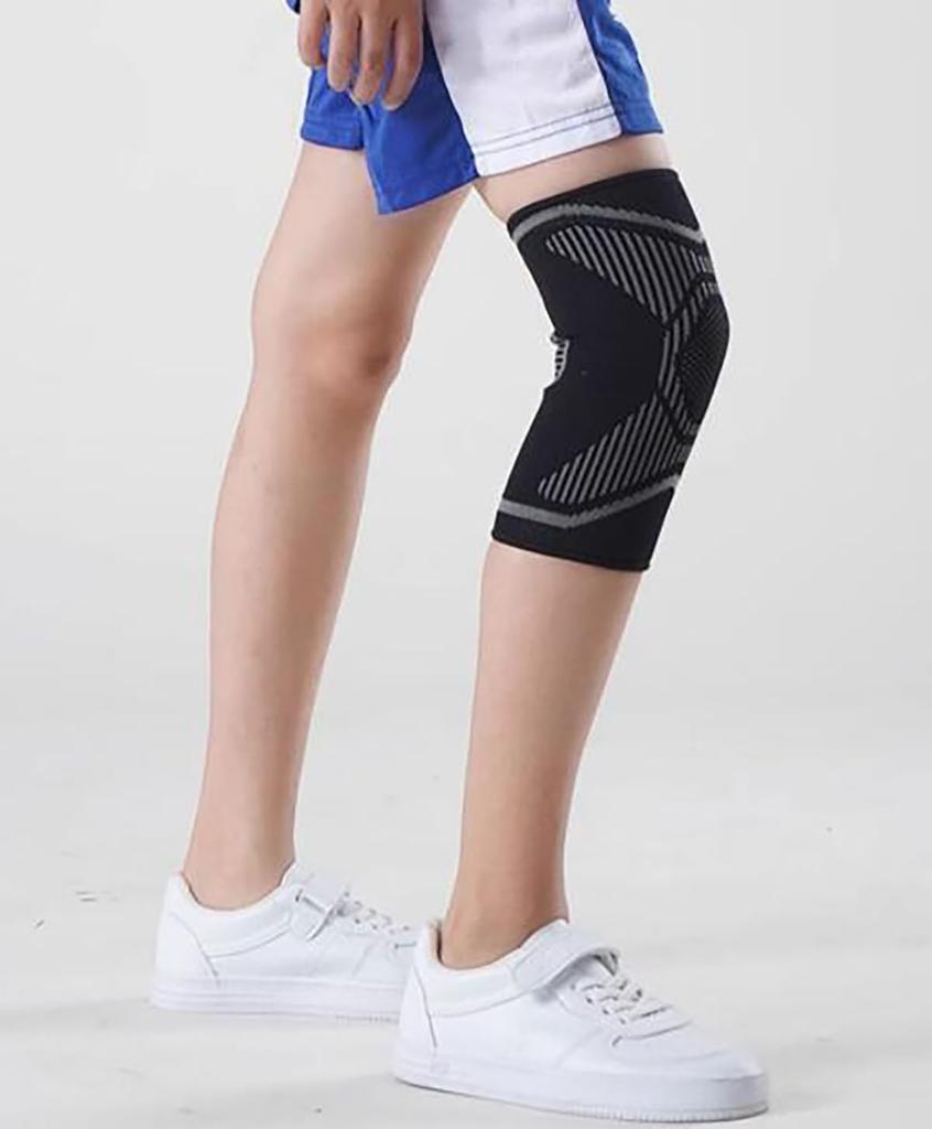 Knee Pads for Knee for 2 Colors Kids, Basketball, Support, M/L, Breathable, Flexible, Stretchy, Sweat-Wicking, Quick-Drying, Shock-Absorbing, Sports,