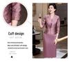 2025 Autumn Elegant Mother-in-Law Two-Piece Wedding Suit