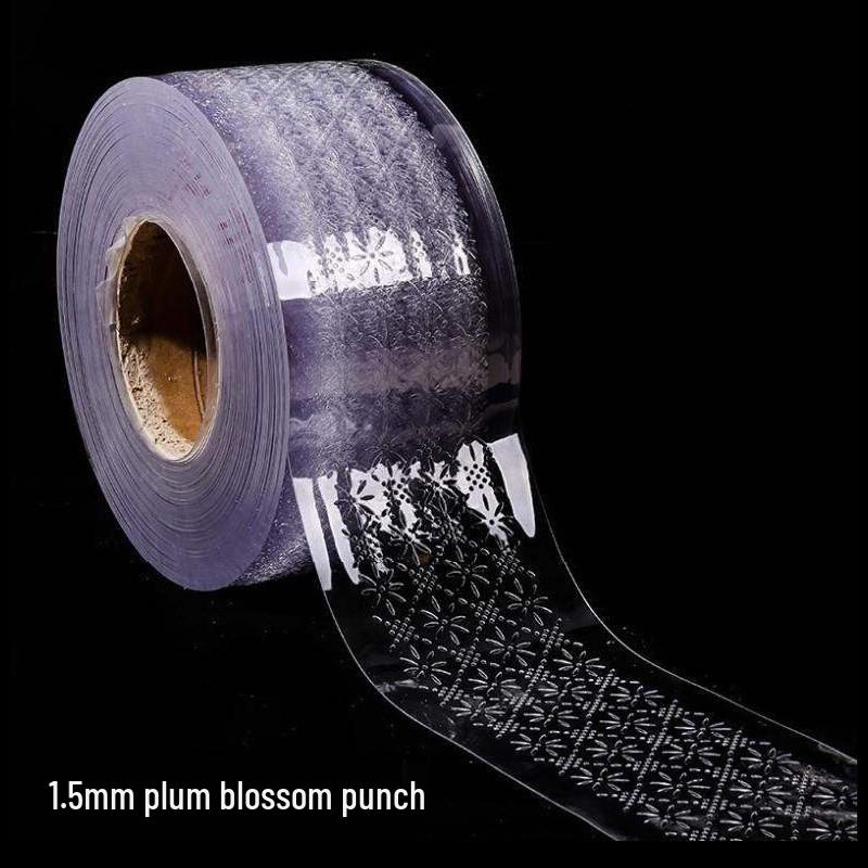 High-End Transparent PVC Door Curtain - Mosquito-Proof, Soft Partition for Air Conditioning, Home, Shop, or Shade.