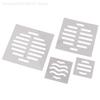 1Pc Square Floor Drain Cover Drain Hole Floor Drains Net Cover Stainless Steel Hair Catcher Filter Stopper Bathroom Parts