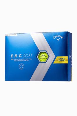 Callaway Golf Ball ERC SOFT YLW 23 TRPLTRK 1 Dozen (12 Pieces) 3 Piece Construction Yellow