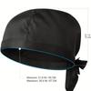 Pirate Hat Chef Cap, Korean Style Headscarf Hat, Unisex for Men & Women, Suitable for Western Restaurant Waiters, Breathable