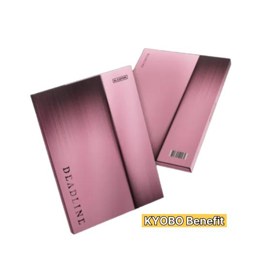 BLACKPINK DEADLINE 3-й мини-альбом PINK Ver. Официальная случайная фотокарточка KYOBO Benefit 1 шт. BLACKPINK DEADLINE 3rd Mini Album PINK Ver. (+rand