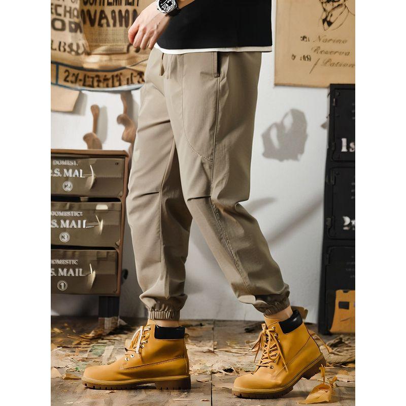 Outdoor Mountain Functional American Stretch Cargo Pants Men's Autumn and Winter Ankle Banded Pants Export Men's Pants Sports Casual Pants