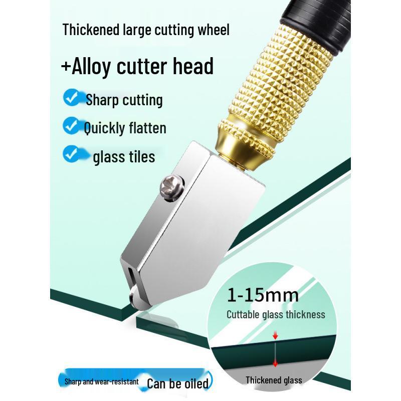 Diamond Glass Cutter for Thick Mirrors and Tiles