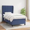 Maison Exclusive - Somier de láminas para cama con colchón Azul 90x190 cm Tela