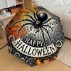 1PC Halloween Spider Automatic Folding Umbrella - Compact 8-Rib Design, Durable Plastic & Iron, Lightweight for Outdoor Daily Use, Festive Gift007