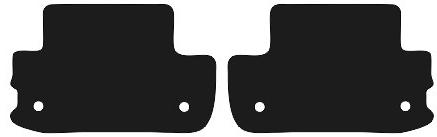 Rear Floor Mats For Mercedes S W222 Coupe 2013