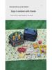 Cross-Border Leak-Proof PEVA Lunch Box Bag: Thick, Large Capacity, Portable & Insulated for Outdoor Use