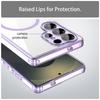 Magnetic Wireless Charging Phone Case For Samsung Galaxy S26 S25 S24 Ultra Plus S26Ultra Shockproof Clear Back Cover Coque