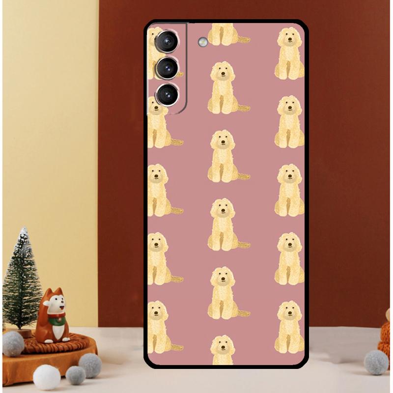 Brown Cockapoo Case For Samsung Galaxy S24 S26 Ultra S22 S23 S25 Ultra S20 S21 Plus S10 S25 FE Cover Funda
