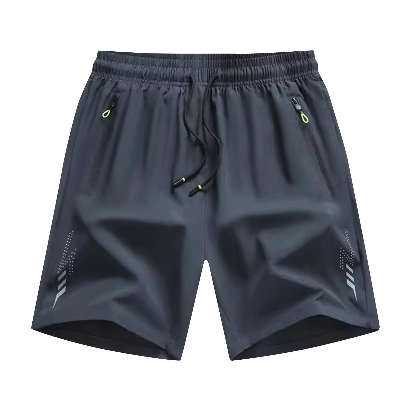 

Мужские спортивные штаны Новые больших размеров Дышащие Свободные шорты Мужские повседневные Быстросохнущие шорты XXXL