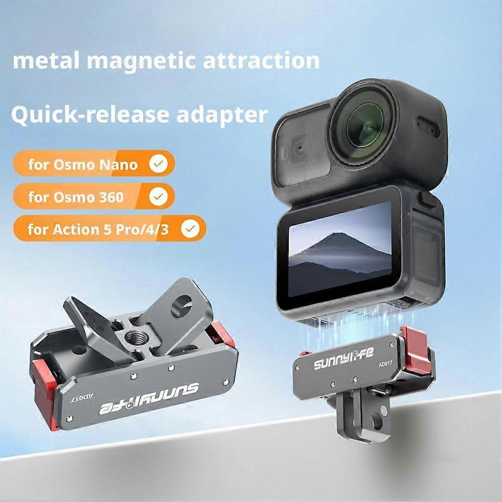 Magnetic Adapter For Dji Osmo Nano Foldable Quick-Release Plate